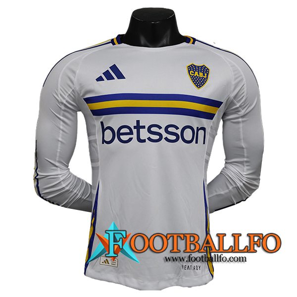 Camisetas De Futbol Boca Juniors Segunda Manga Largas 2024/2025