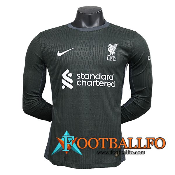 Camisetas De Futbol FC Liverpool Manga Largas Segunda 2024/2025