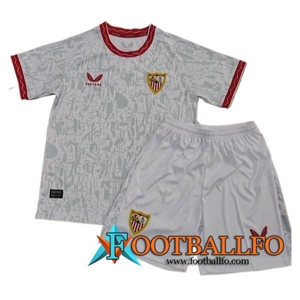 Camisetas De Futbol Sevilla Ninos Primera 2024/2025