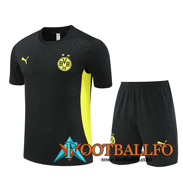 Camiseta Entrenamiento Dortmund Negro/Amarillo 2024/2025