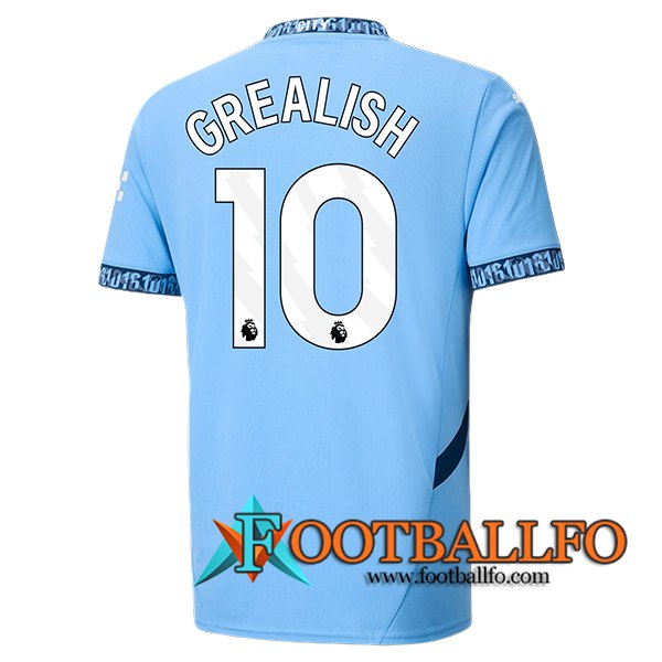 Camisetas De Futbol Manchester City (GREALISH #10) 2024/2025 Primera