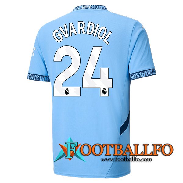 Camisetas De Futbol Manchester City (GVARDIOL #24) 2024/2025 Primera