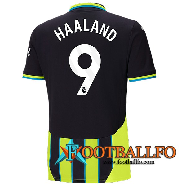 Camisetas De Futbol Manchester City (HAALAND #9) 2024/2025 Segunda