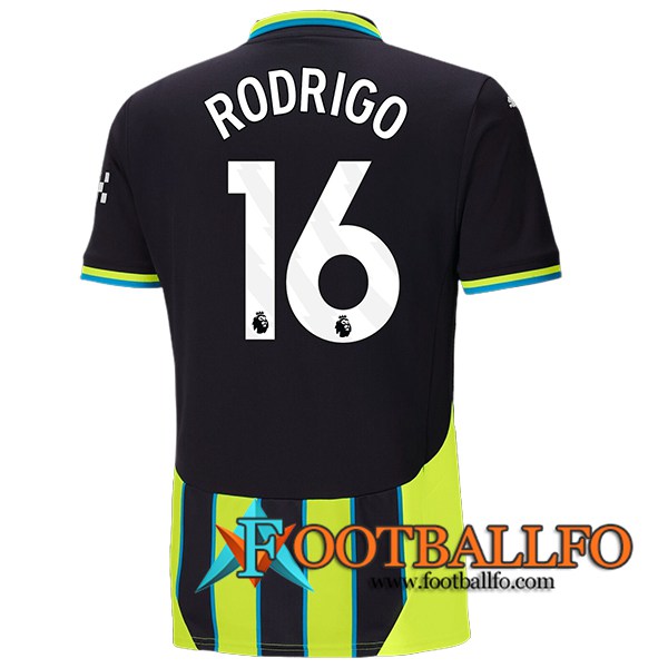 Camisetas De Futbol Manchester City (RODRIGO #16) 2024/2025 Segunda