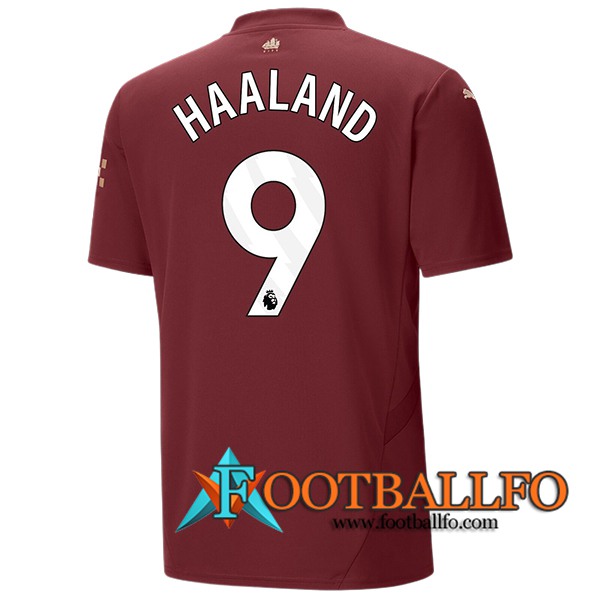 Camisetas De Futbol Manchester City (HAALAND #9) 2024/2025 Tercera