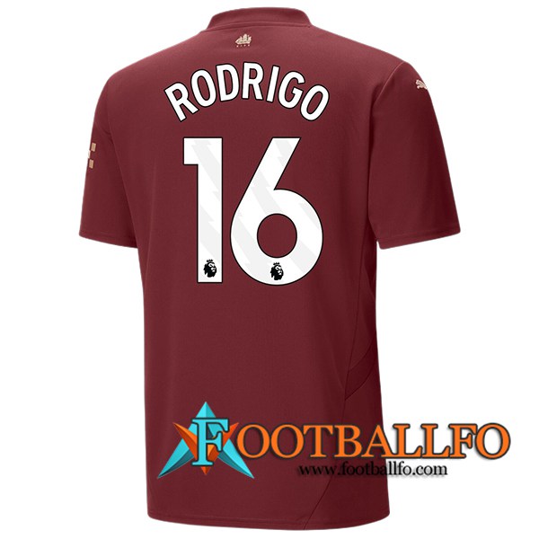 Camisetas De Futbol Manchester City (RODRIGO #16) 2024/2025 Tercera