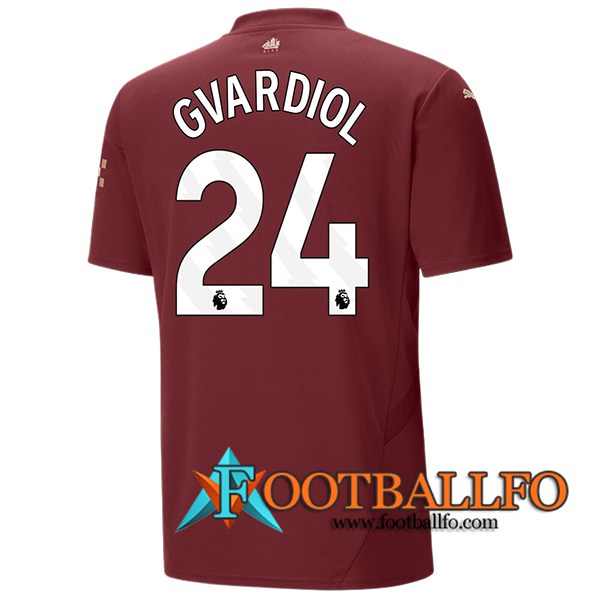 Camisetas De Futbol Manchester City (GVARDIOL #24) 2024/2025 Tercera