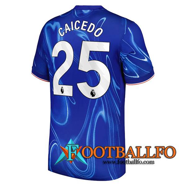 Camisetas De Futbol Chelsea (CAICEDO #25) 2024/2025 Primera