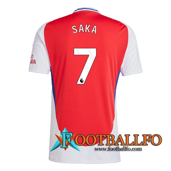 Camisetas De Futbol Arsenal (SAKA #7) 2024/2025 Primera