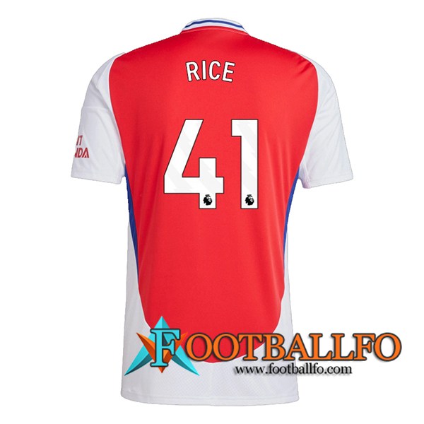 Camisetas De Futbol Arsenal (RICE #41) 2024/2025 Primera