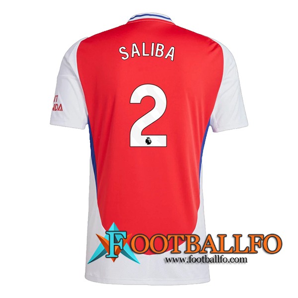 Camisetas De Futbol Arsenal (SALIBA #2) 2024/2025 Primera