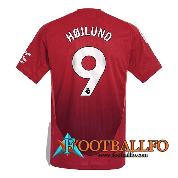 Camisetas De Futbol Manchester United (HOJLUND #9) 2024/2025 Primera