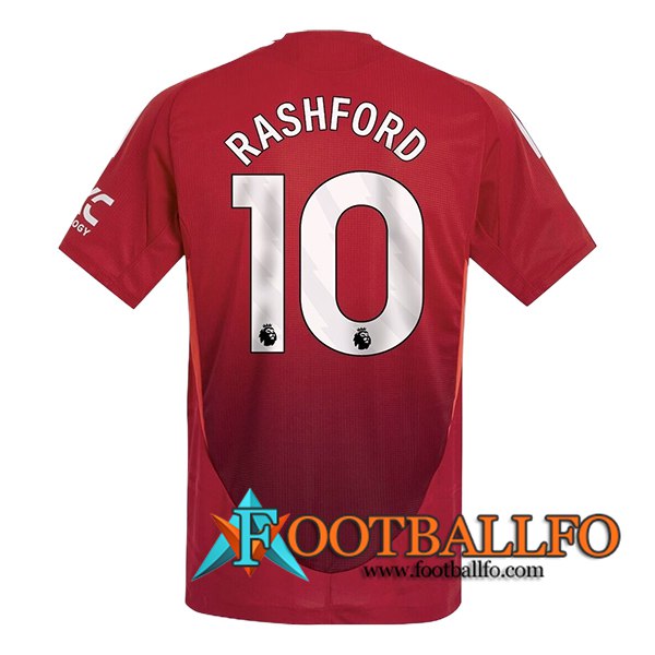 Camisetas De Futbol Manchester United (RASHFORD #10) 2024/2025 Primera