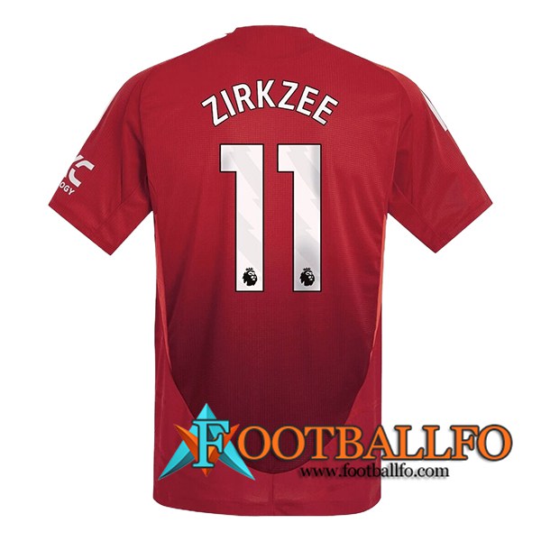 Camisetas De Futbol Manchester United (ZIRKZEE #11) 2024/2025 Primera