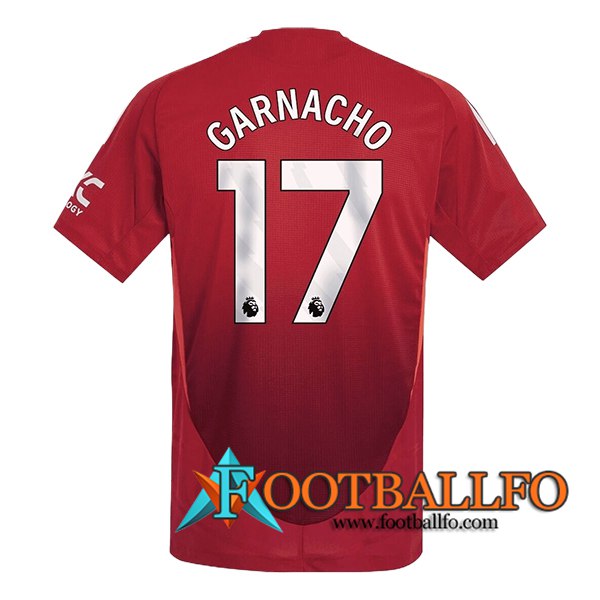 Camisetas De Futbol Manchester United (GARNACHO #17) 2024/2025 Primera