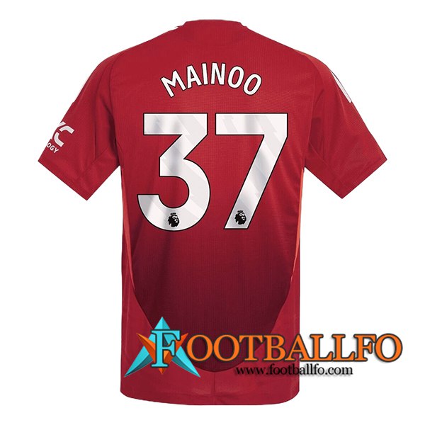 Camisetas De Futbol Manchester United (MAINOO #37) 2024/2025 Primera