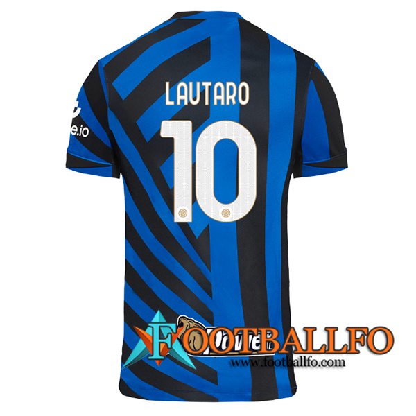 Camisetas De Futbol Inter Milan (LAUTARO #10) 2024/2025 Primera