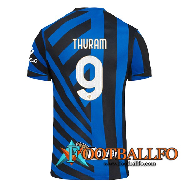 Camisetas De Futbol Inter Milan (THURAM #9) 2024/2025 Primera