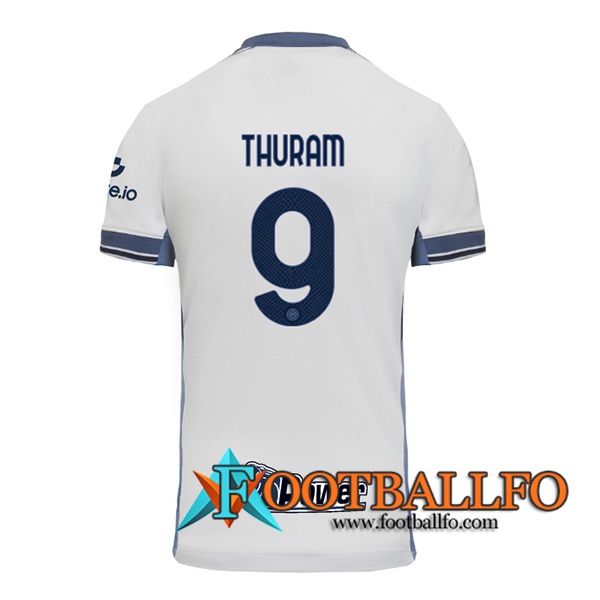 Camisetas De Futbol Inter Milan (THURAM #9) 2024/2025 Segunda