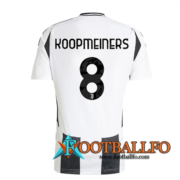 Camisetas De Futbol Juventus (KOOPMEINERS #8) 2024/2025 Primera