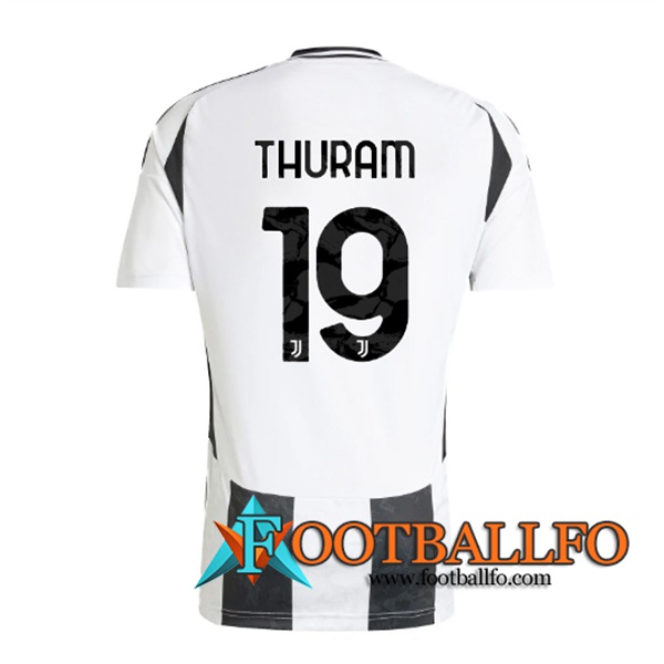 Camisetas De Futbol Juventus (THURAM #19) 2024/2025 Primera