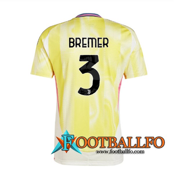 Camisetas De Futbol Juventus (BREMER #3) 2024/2025 Segunda