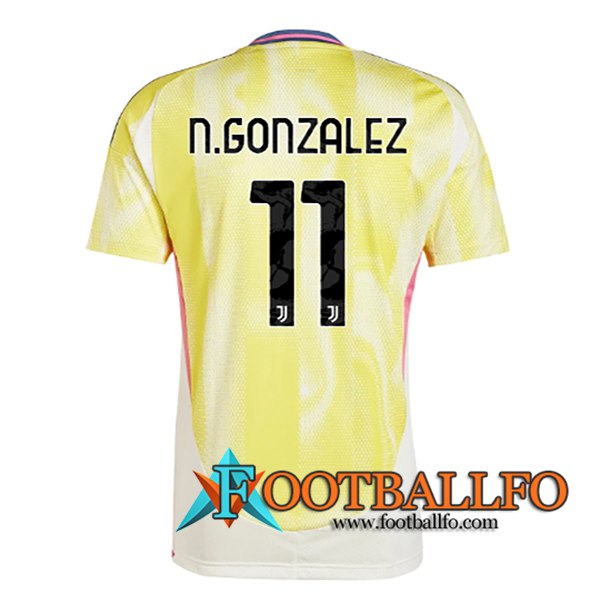 Camisetas De Futbol Juventus (N.GONZÁLEZ #11) 2024/2025 Segunda