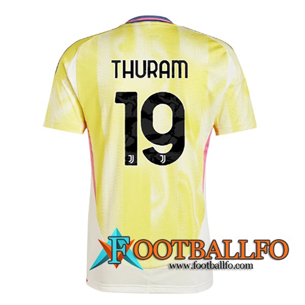 Camisetas De Futbol Juventus (THURAM #19) 2024/2025 Segunda