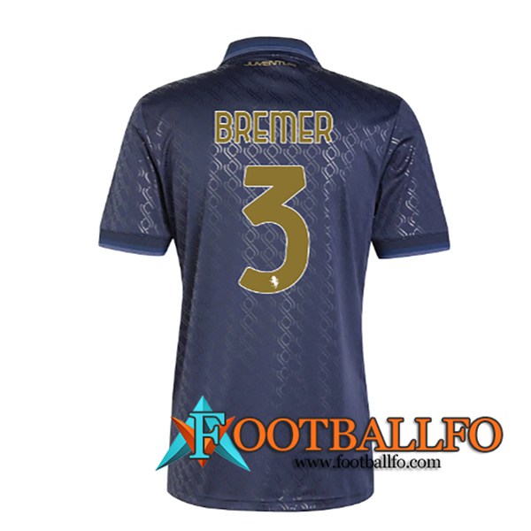 Camisetas De Futbol Juventus (BREMER #3) 2024/2025 Tercera