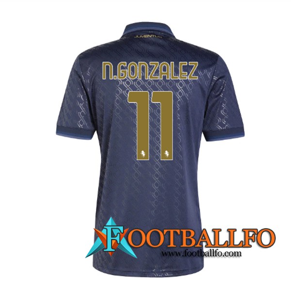 Camisetas De Futbol Juventus (N.GONZÁLEZ #11) 2024/2025 Tercera