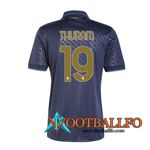 Camisetas De Futbol Juventus (THURAM #19) 2024/2025 Tercera