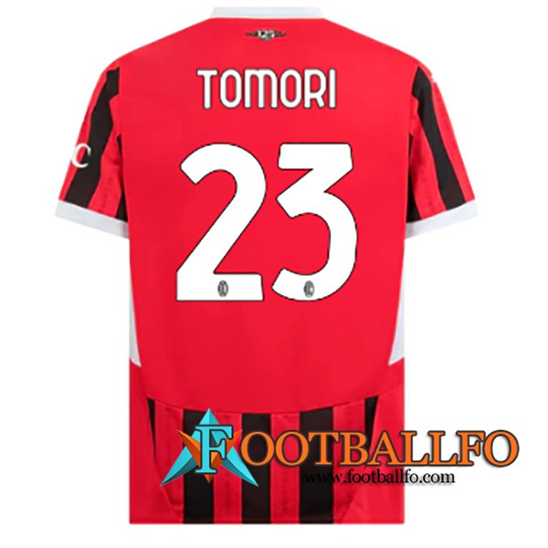 Camisetas De Futbol AC Milan (TOMORI #23) 2024/2025 Primera