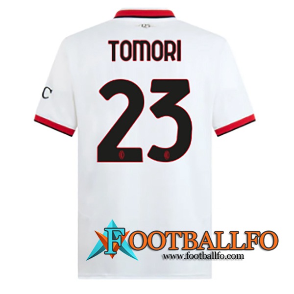 Camisetas De Futbol AC Milan (TOMORI #23) 2024/2025 Segunda