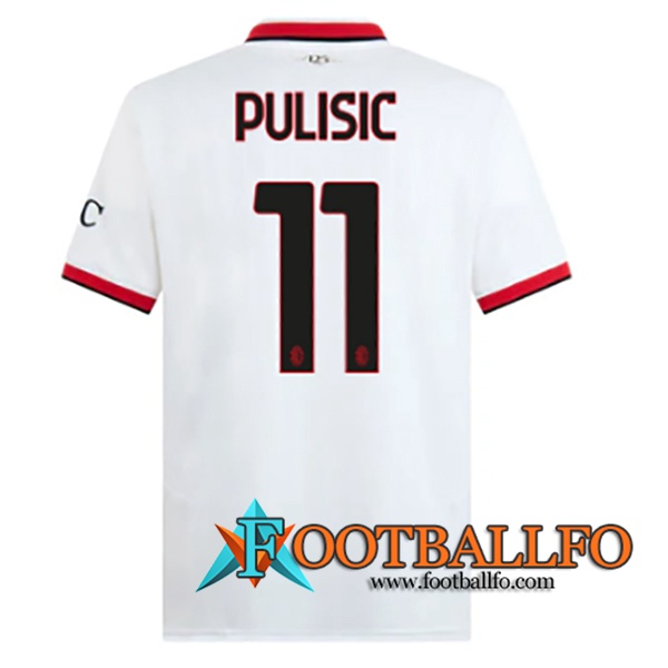 Camisetas De Futbol AC Milan (PULISIC #11) 2024/2025 Segunda