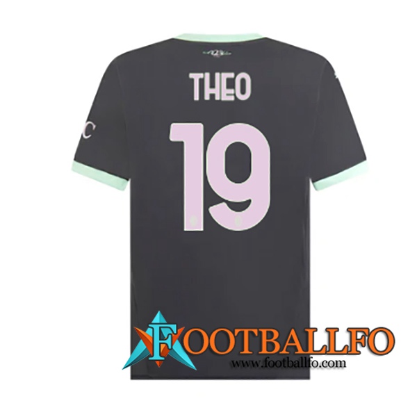 Camisetas De Futbol AC Milan (THEO #19) 2024/2025 Tercera