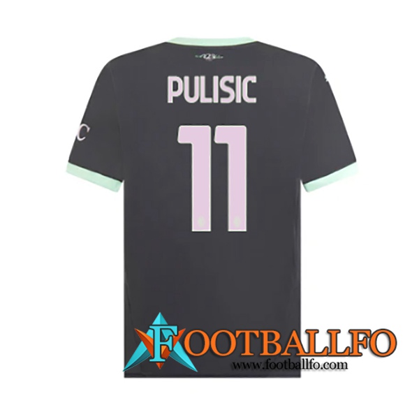 Camisetas De Futbol AC Milan (PULISIC #11) 2024/2025 Tercera