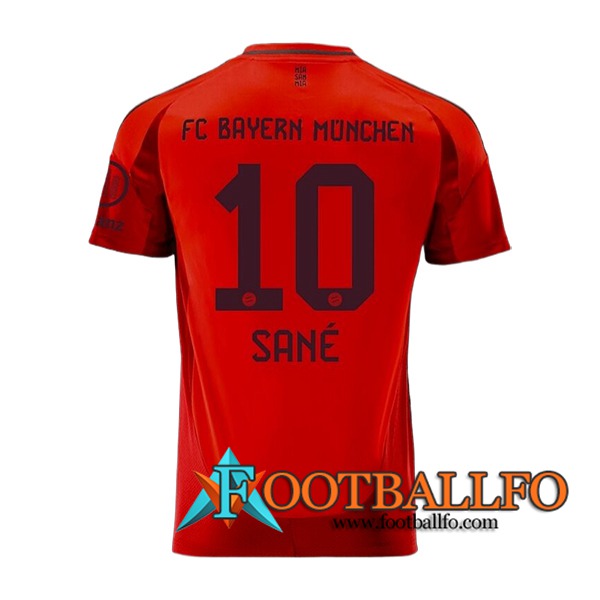 Camisetas De Futbol Bayern Munich (SANÉ #10) 2024/2025 Primera