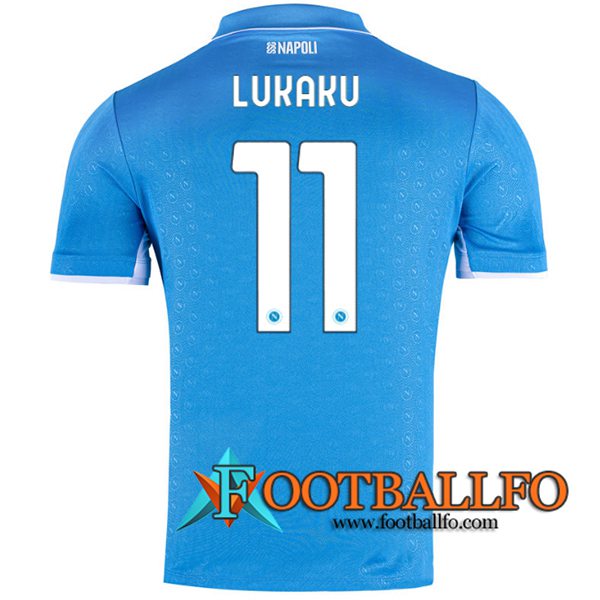 Camisetas De Futbol SSC Napoli (LUKAKU #11) 2024/2025 Primera