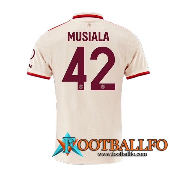 Camisetas De Futbol Bayern Munich (MUSIALA #42) 2024/2025 Champions League