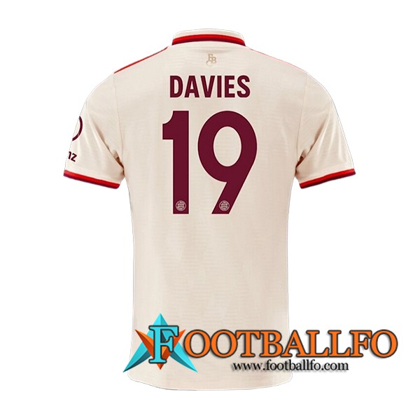 Camisetas De Futbol Bayern Munich (DAVIES #19) 2024/2025 Champions League