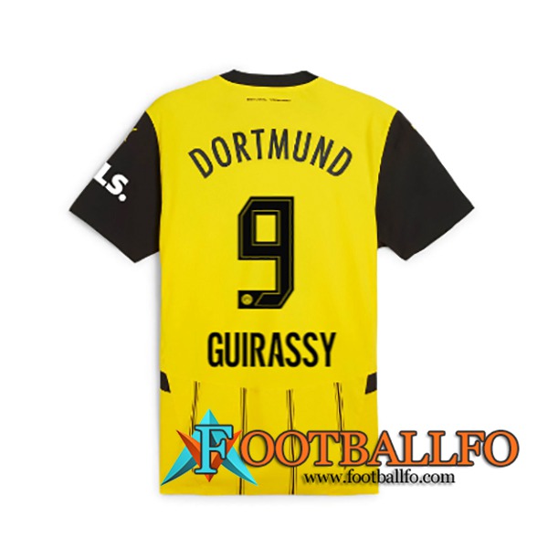 Camisetas De Futbol Dortmund BVB (GUIRASSY #9) 2024/2025 Primera