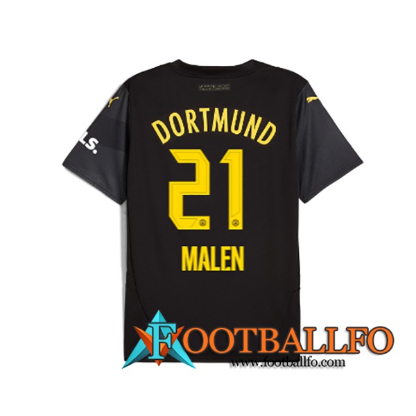 Camisetas De Futbol Dortmund BVB (MALEN #21) 2024/2025 Segunda