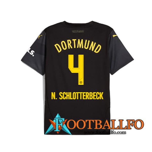 Camisetas De Futbol Dortmund BVB (N.SCHLOTTERBECK #4) 2024/2025 Segunda