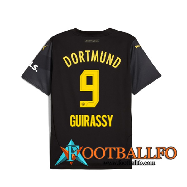 Camisetas De Futbol Dortmund BVB (GUIRASSY #9) 2024/2025 Segunda