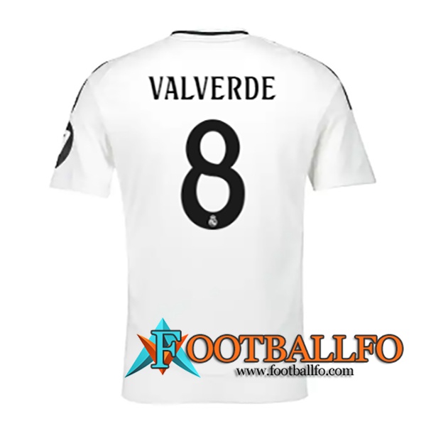 Camisetas De Futbol Real Madrid (VALVERDE #8) 2024/2025 Primera