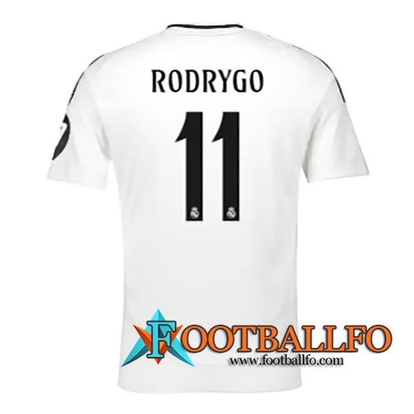 Camisetas De Futbol Real Madrid (RODRYGO #11) 2024/2025 Primera