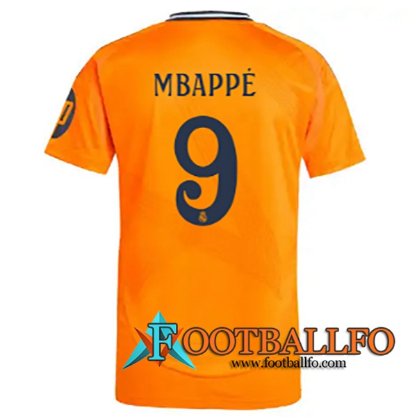 Camisetas De Futbol Real Madrid (Mbappé #9) 2024/2025 Segunda