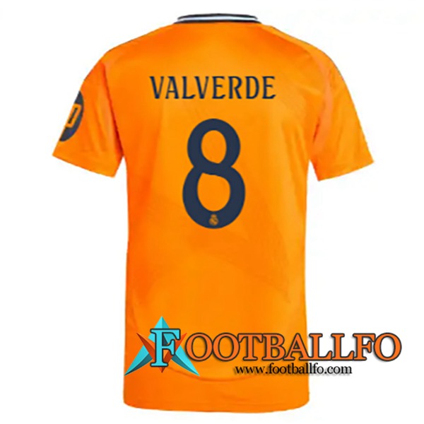 Camisetas De Futbol Real Madrid (VALVERDE #8) 2024/2025 Segunda