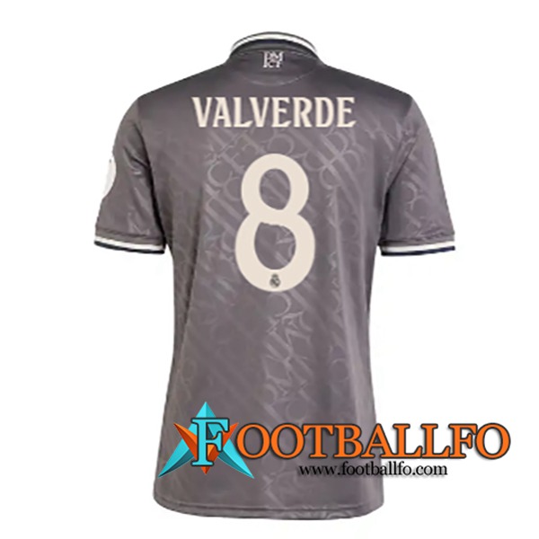 Camisetas De Futbol Real Madrid (VALVERDE #8) 2024/2025 Tercera