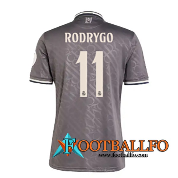 Camisetas De Futbol Real Madrid (RODRYGO #11) 2024/2025 Tercera